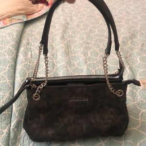 REACTION Kenneth Cole, distressed black purse